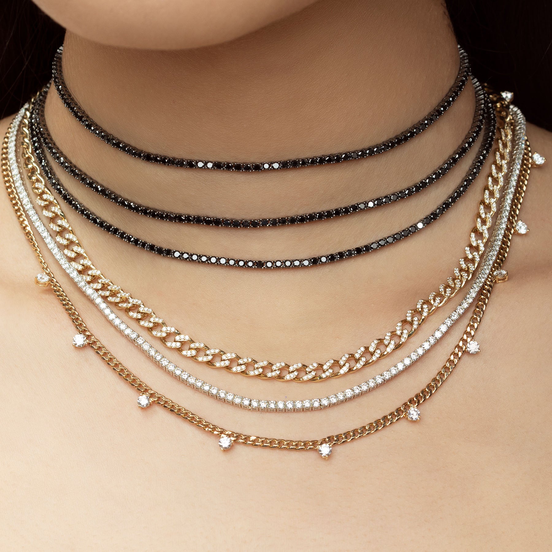 Black diamond collar hotsell