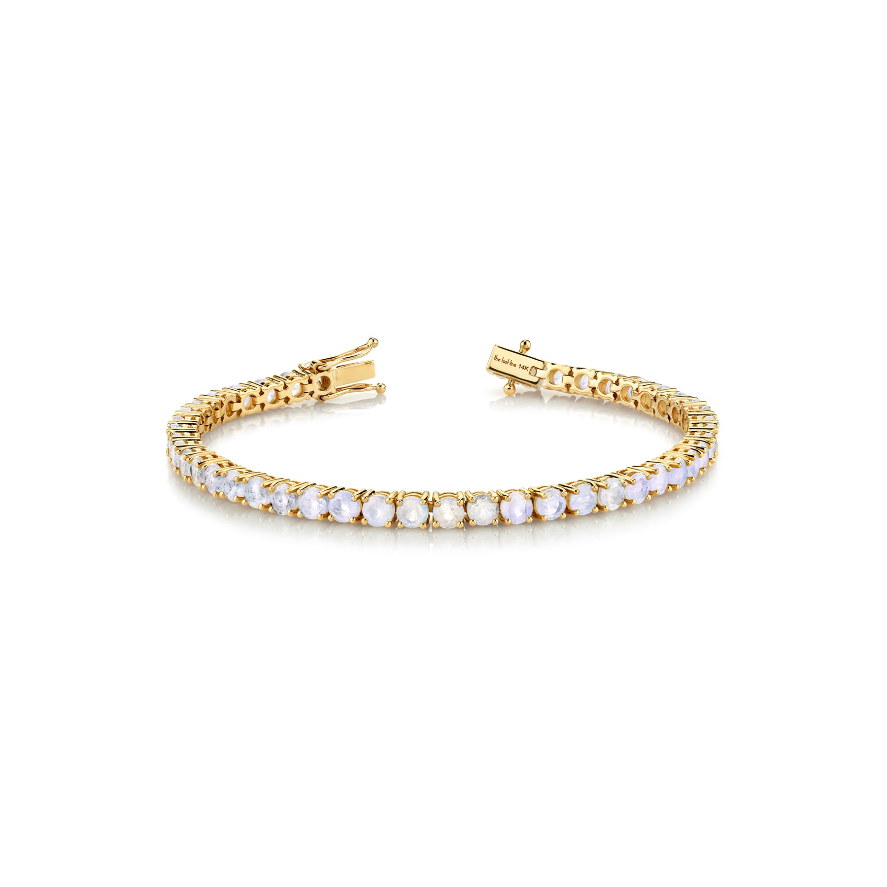 The Perfect Tennis Bracelet Moonstone 14k Yellow Gold – The