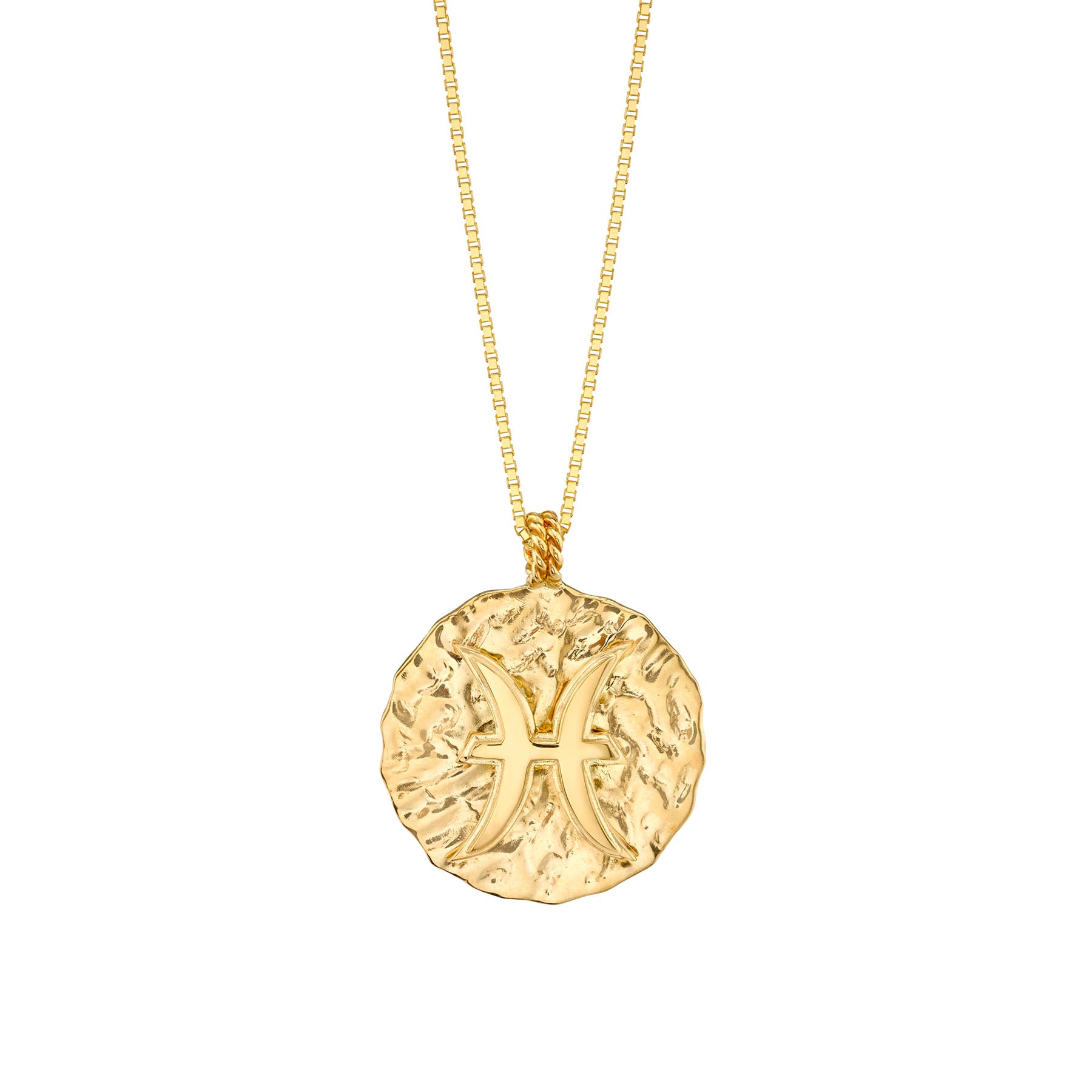 Zodiac Coin Pendant 14k Yellow Gold – The Last Line