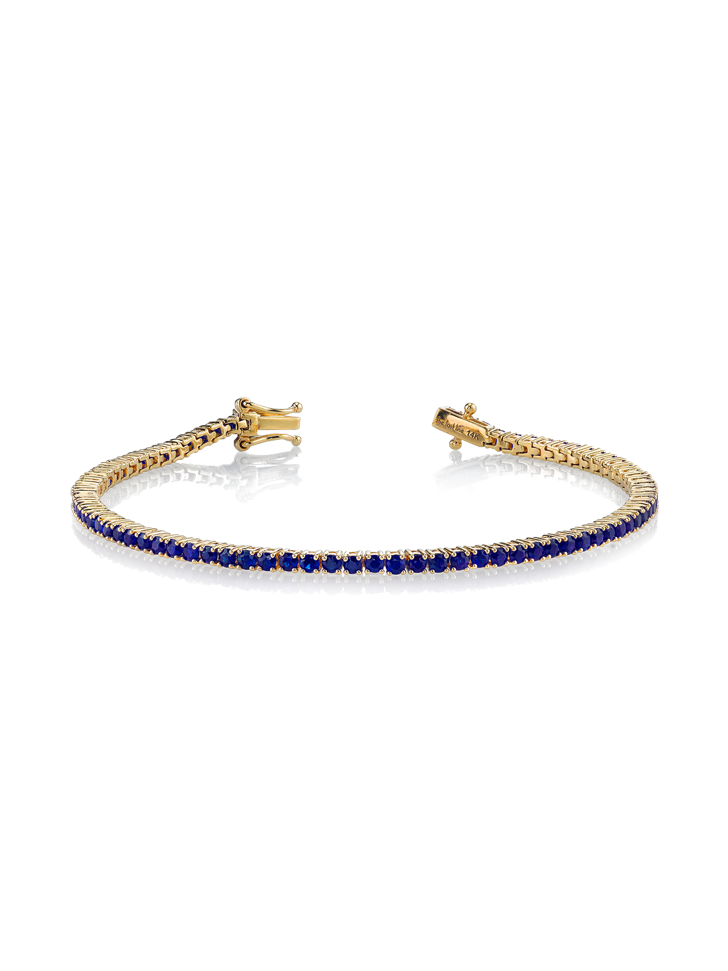Bracelet Cristal Bleu Sur Métal Doré - Sans Nickel, Qualité Supérieure, Référence N°550, Neuf