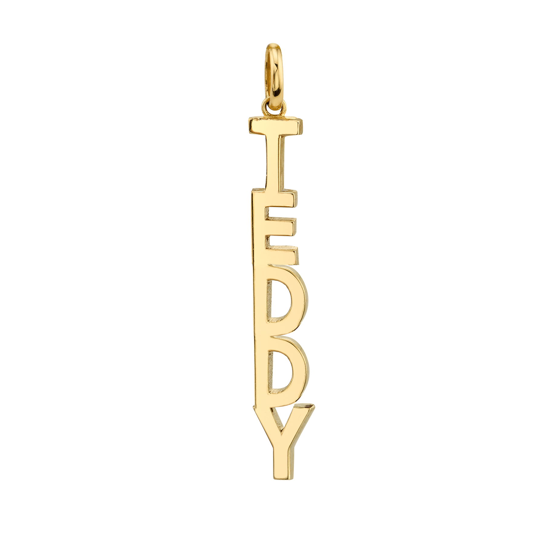 Custom Letter Pendant - 14k Yellow Gold – The Last Line