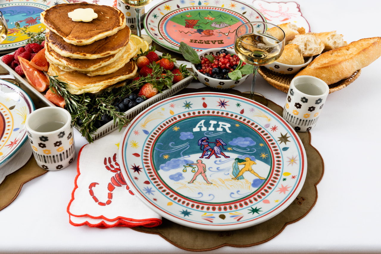 The Element Dinner Plate, Set of 4 - Zodiac Roots / Ceramic – The